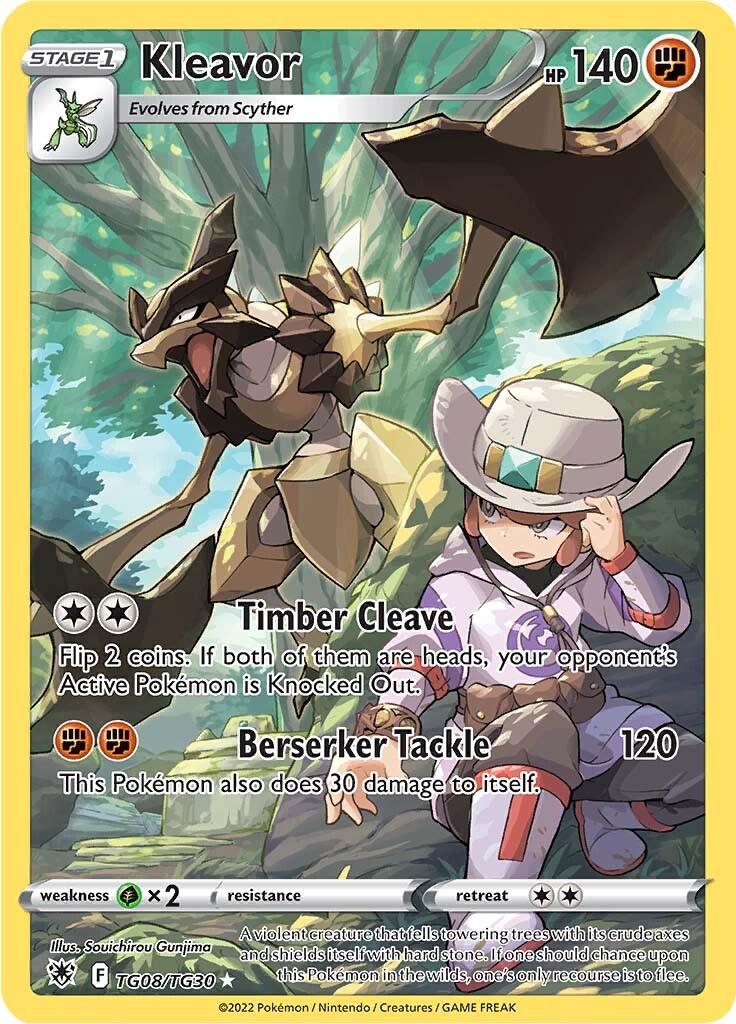 Astral Radiance Kleavor Pokémon card